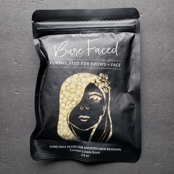 Kolua Wax Bare Faced Hard Wax Beads for Brows & Face Coconut Colada 3.5oz - Picture 1 of 1